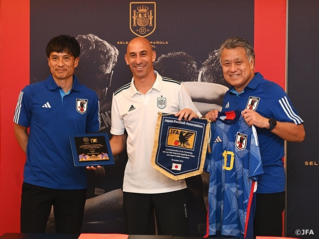 官方：日本足协与西班牙足协续约合作 教练青训等多方面展开合作