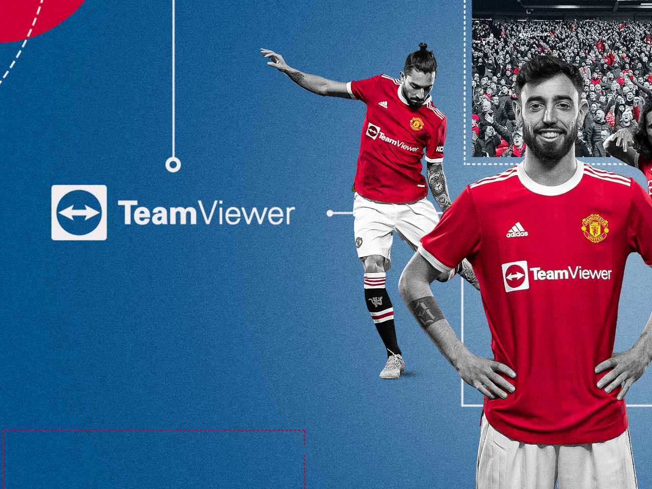 记者：曼联与TeamViewer球衣赞助协议提前结束，将寻找新赞助商