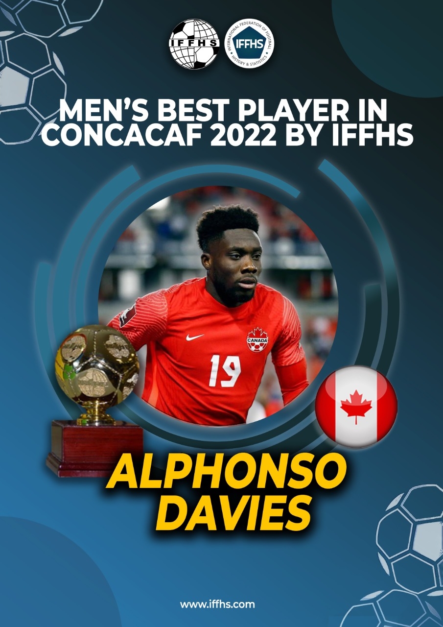 带加拿大进世界杯！阿方索-戴维斯当选中北美2022年度最佳球员