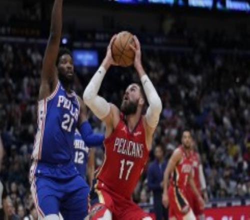 NBA今日最新战报鹈鹕127-116 76人 麦科勒姆得到42分恩比德空砍37分
