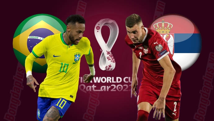 巴西vs塞尔维亚首发身价对比：5.29亿vs1.67亿