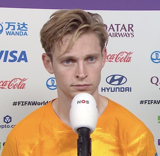 德容：我曾预感荷兰将夺得世界杯冠军，但很不幸这没有发生