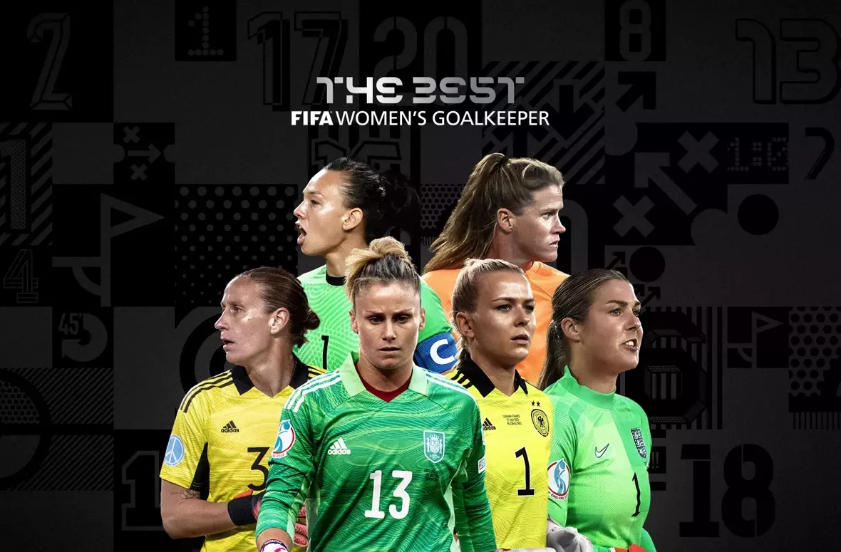 FIFA年度最佳女足门将候选：英格兰门将厄普斯等6人入选
