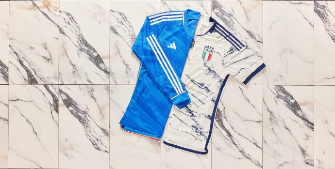 意大利队转投阿迪达斯阵营的第一款球衣，大家觉得颜值如何？