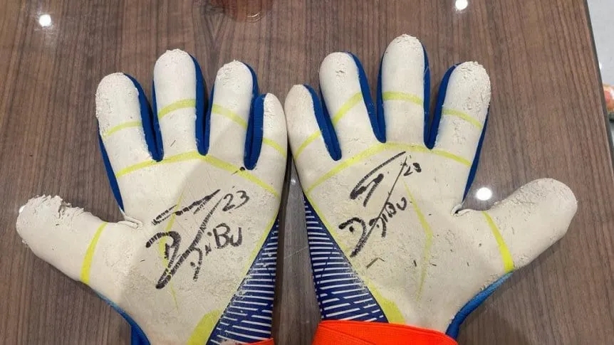 大马丁世界杯决赛手套拍出4.5万美元，捐给阿根廷儿童医院肿瘤科