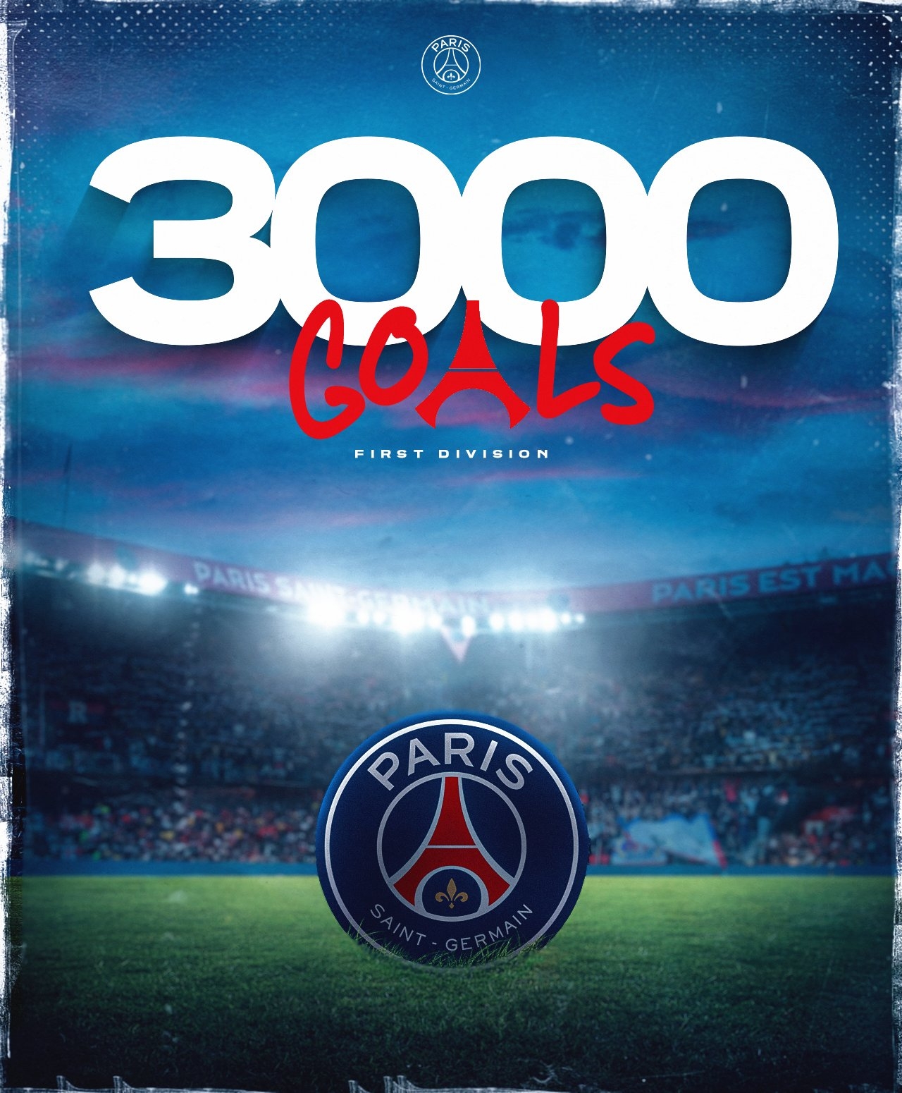 巴黎打进顶级联赛第3000球，法甲历史第12队&用时1858场！