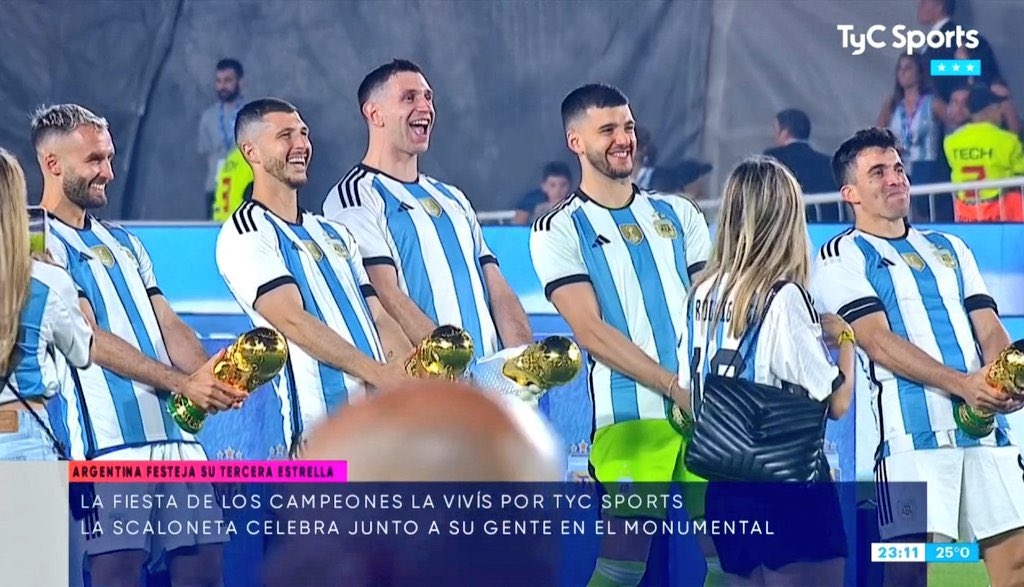 图片报批阿根廷裆部庆祝动作：奖杯被亵渎了!