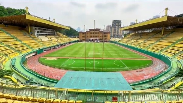 越秀山体育场目前已筹备完毕，静候23日广州队中甲赛季首秀