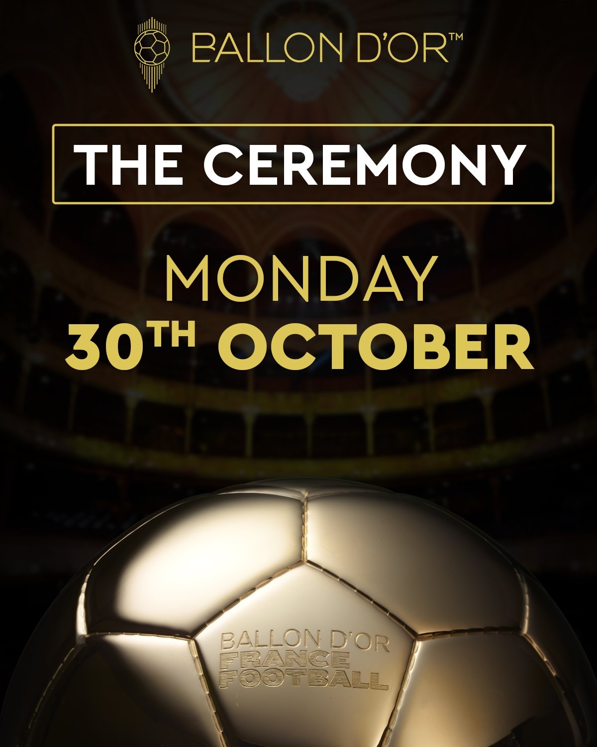 官方：2023年金球奖颁奖典礼定于10月30日，在巴黎举行