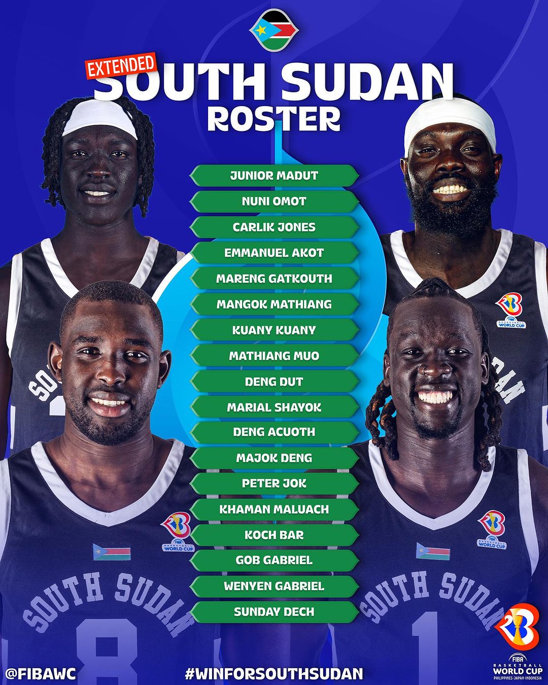 殳海：南苏丹多位新加入球员参赛资格存疑国际篮联用特权搞双标