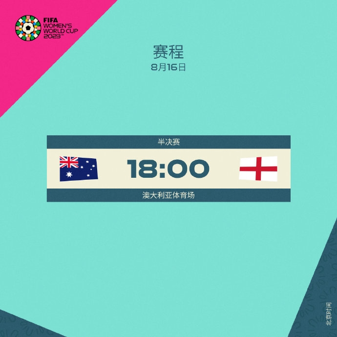 女足世界杯半决赛澳大利亚女足vs英格兰女足首发：克尔PK鲁索