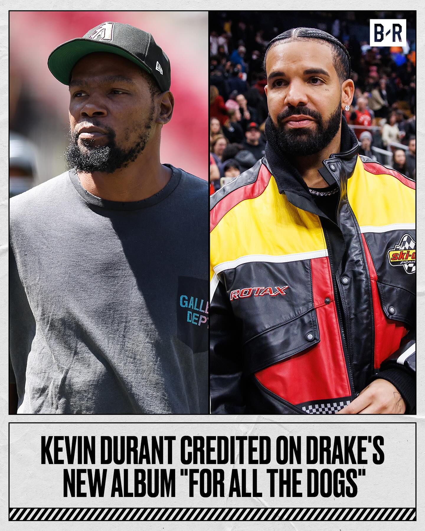 副业+1！杜兰特在Drake新专辑制作中担任A&R一职