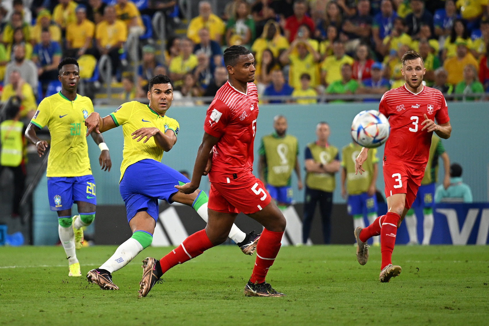 巴西vs喀麦隆交手战绩：巴西5胜1负，打进12球仅丢2球