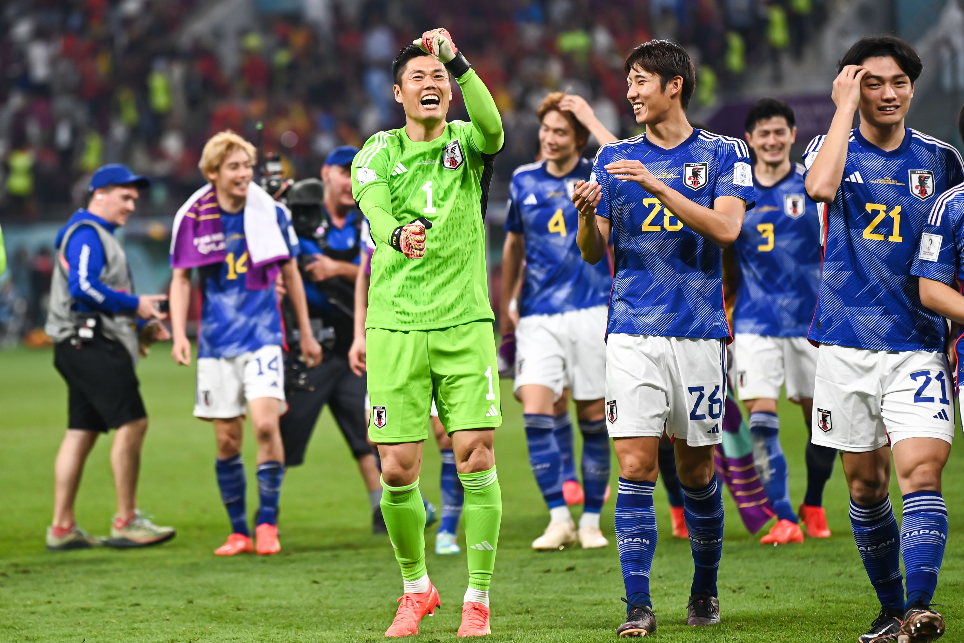 日本队在世界杯已累计获得7场胜利，超越韩国成为亚洲之最