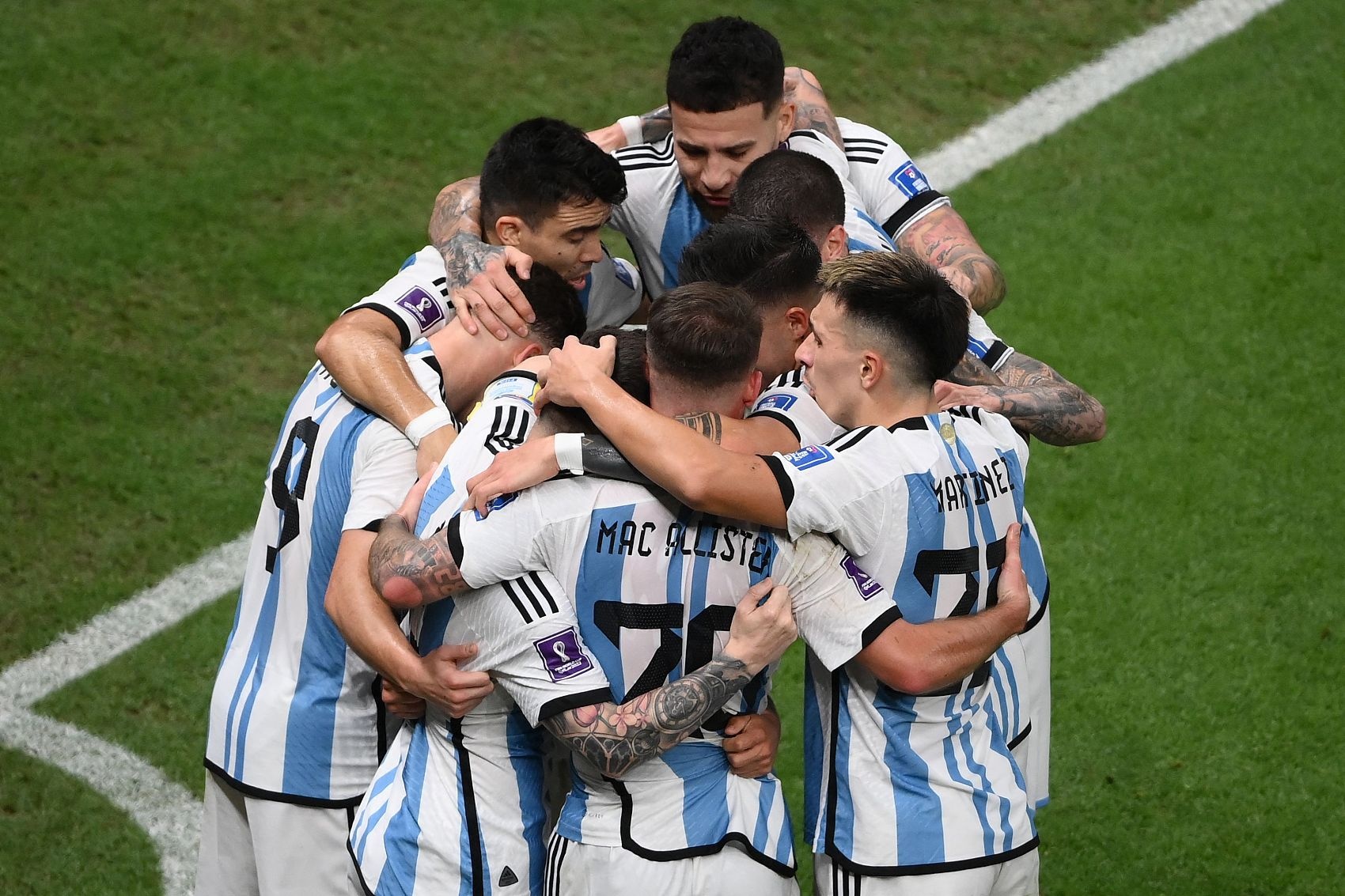 世界杯后阿根廷球员进球：劳塔罗4球最多，迪巴拉3球随后