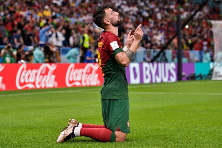 B费本届世界杯至今已造4球，21世纪葡萄牙球员中并列最多