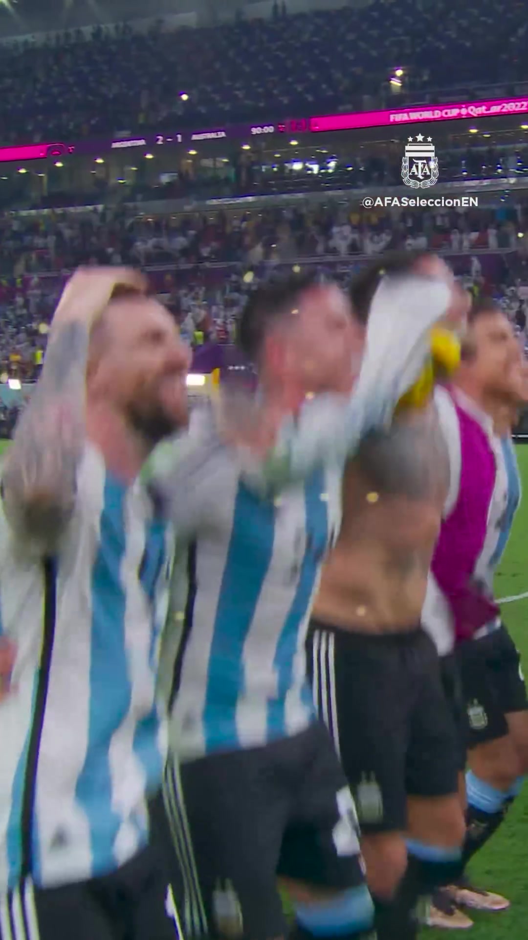 一年前的今天：阿根廷淘汰澳大利亚挺进世界杯八强！