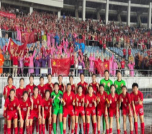 U20中国女足队员们