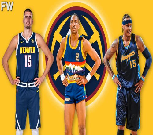 Nikola Jokic, Alex English, Carmelo Anthony - Denver Nuggets Big 3