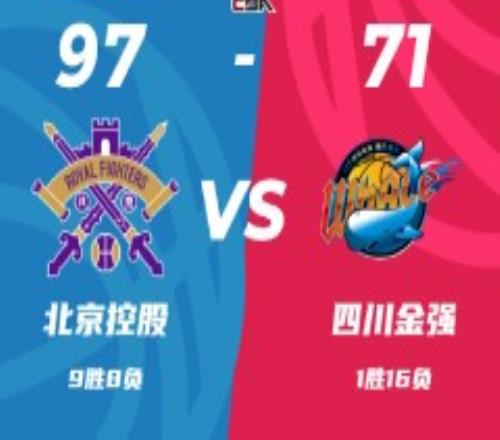 北控男篮97-71四川男篮