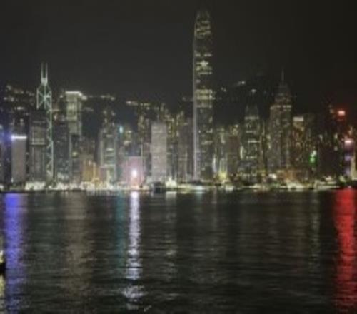 保利尼奥社媒晒打卡中国香港夜景照