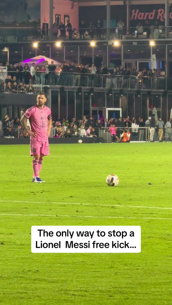 MLS球员发现了阻止梅西任意球破门的窍门