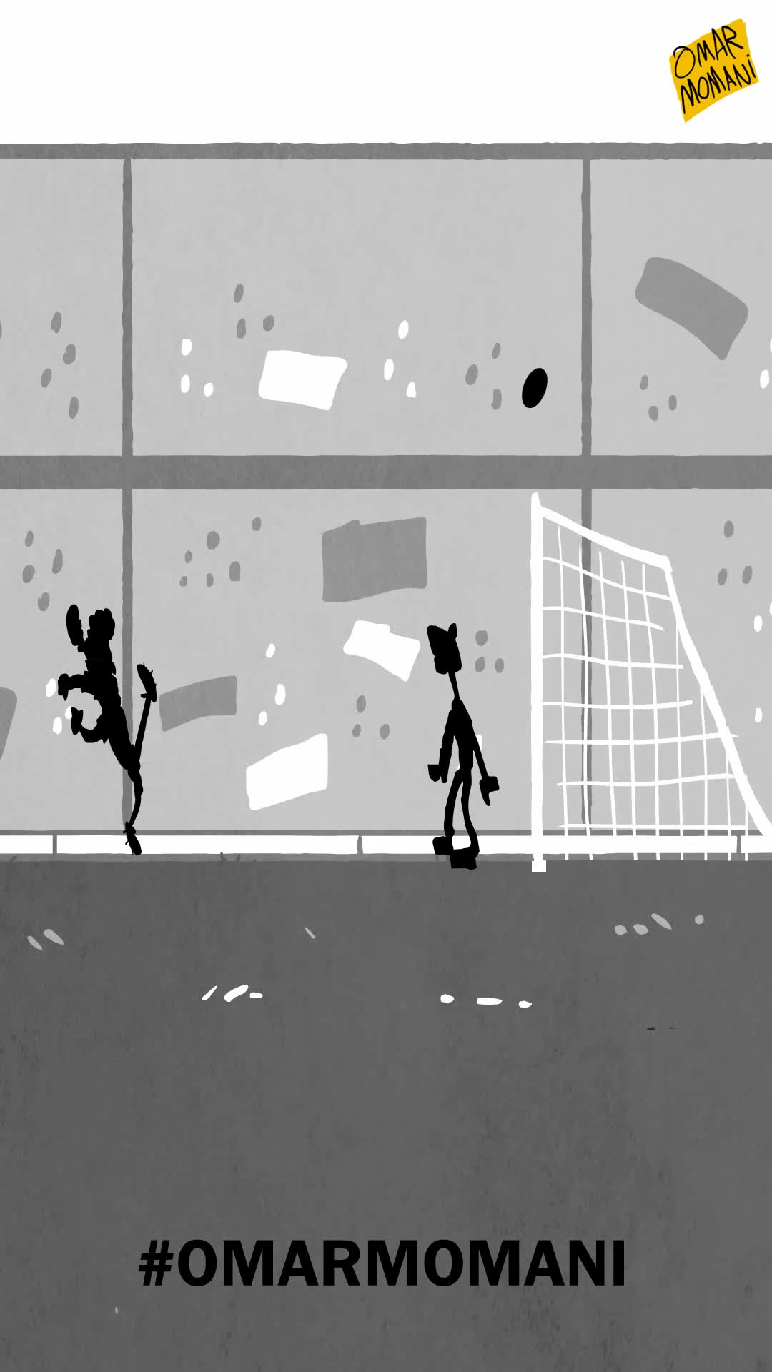 漫画：罚丢点球的罗伯特巴乔仍被全世界球迷所喜爱
