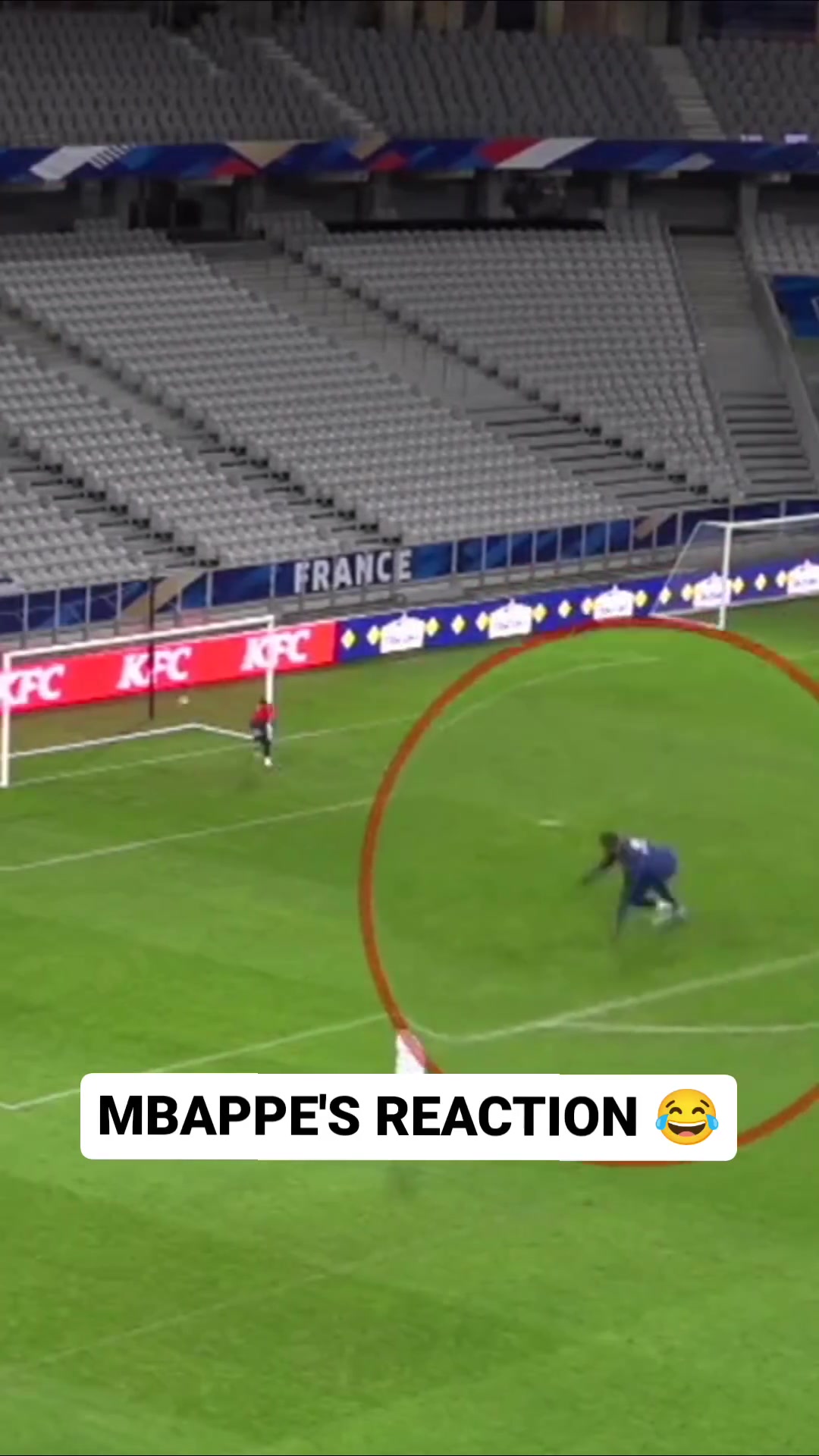 一个视频就能看出法国队的姆巴佩更开心啊