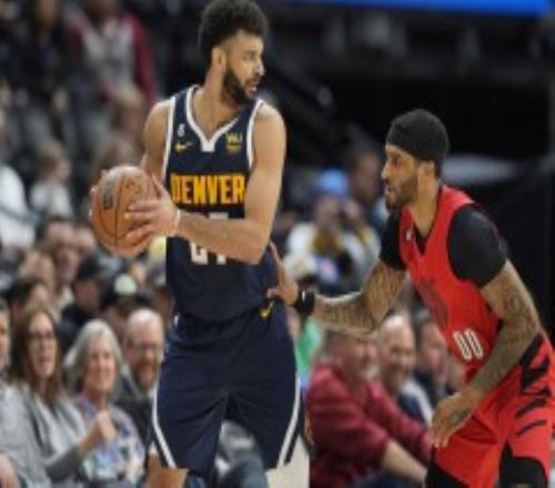 NBA常规赛掘金胜开拓者 掘金迎来7连胜继续排名西部第一